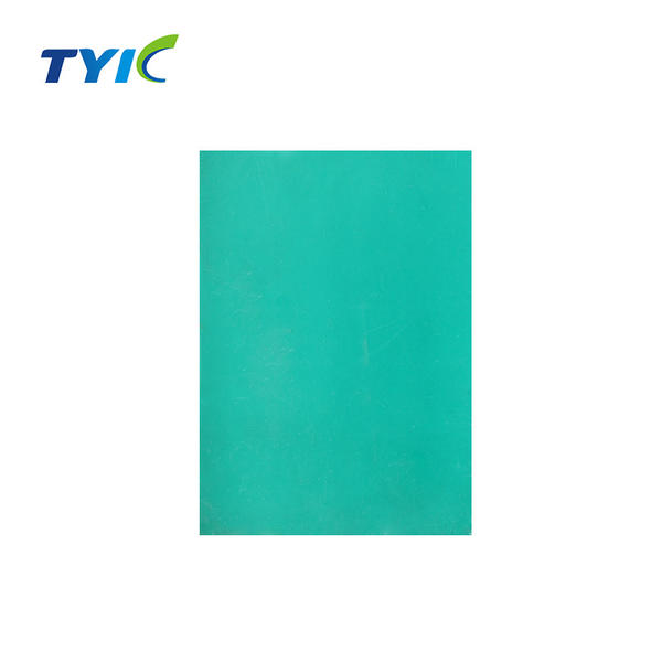 Lámina de PVC blanda verde